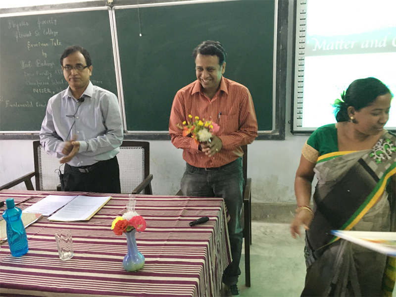 Seminar on 26.11.2016 in Physics Department